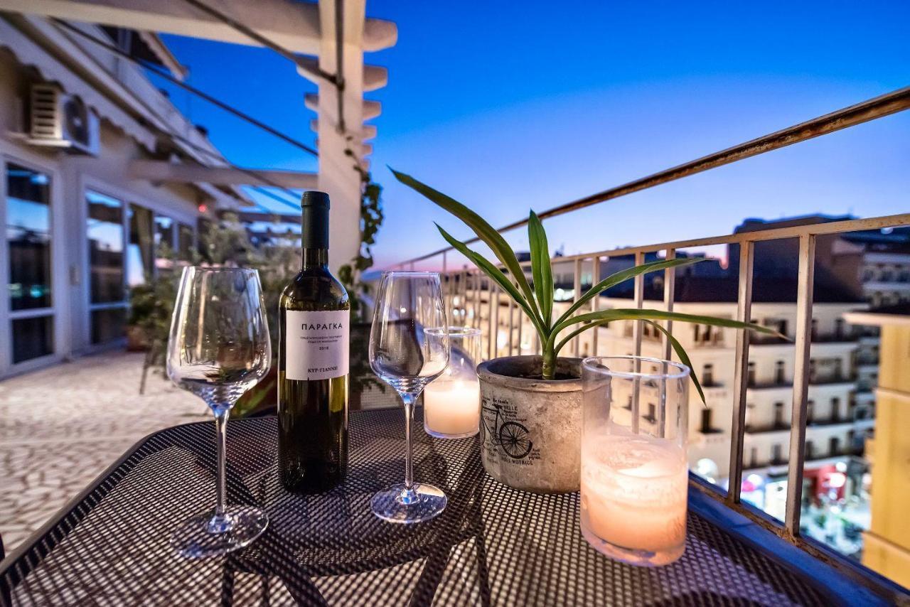 #Icarus Penthouse By Halu! Apartments Tesalonika Bagian luar foto